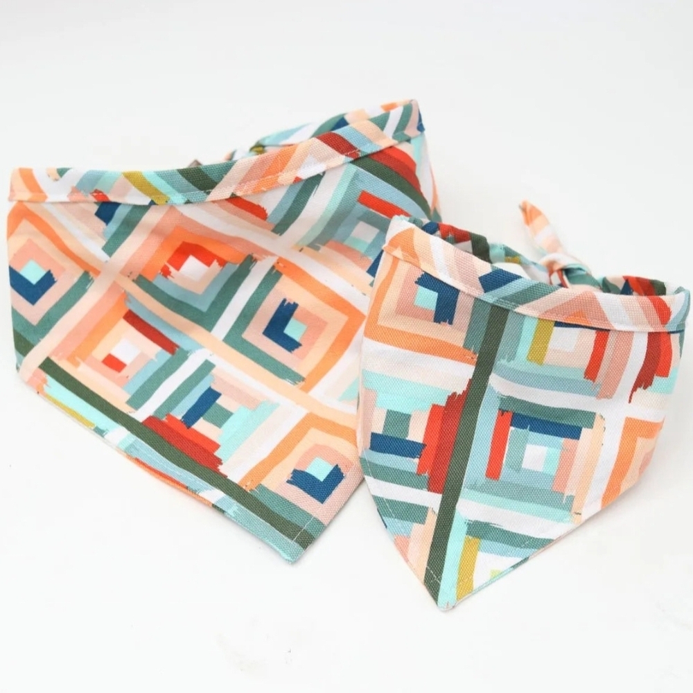 Geometric Dog Bandana NWT